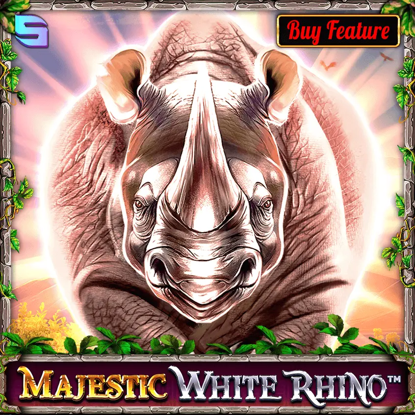 Majestic White Rhino новий слот з носорогом із дикої природи